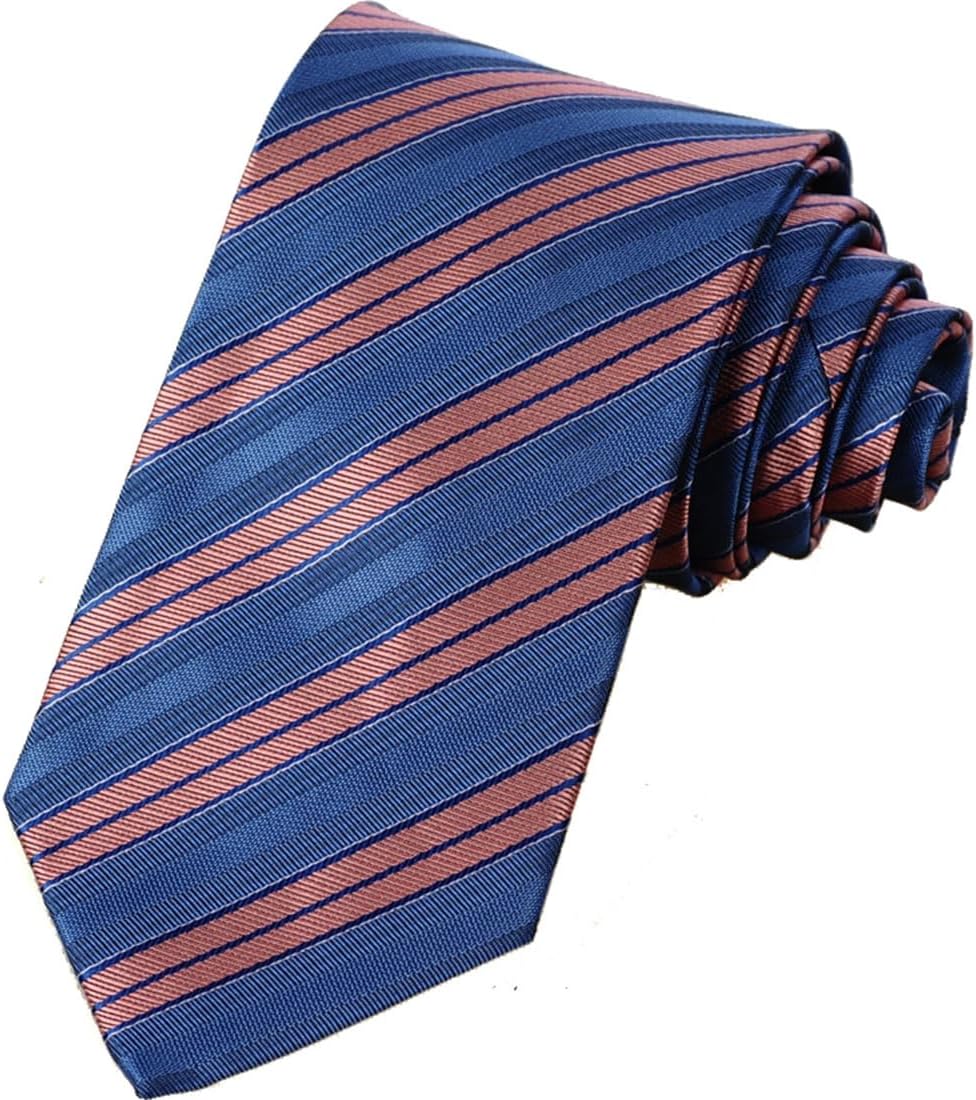 KissTies Mens Necktie Classic Striped Tie For Men In Gift Box