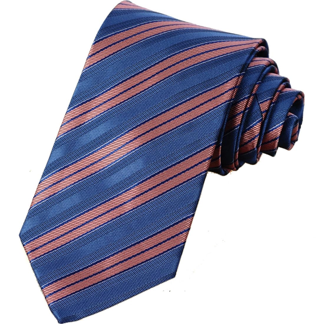KissTies Mens Necktie Classic Striped Tie For Men In Gift Box