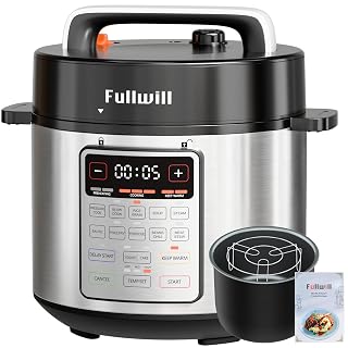 Fullwill 9-in-1 Electric Pressure Cooker(2025 Upgraded), 12 Presets Instant Multi Cooker, Olla de Presion Nonstick Pot 6 Quarts - Amazon product rated Grade A