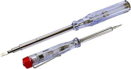 2pc mains electrical tester insulated screwdriver voltage 100V - 250V TE624