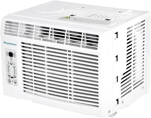 Keystone 6,000 BTU Window Mounted Air Conditioner & Dehumidifier, 115V,