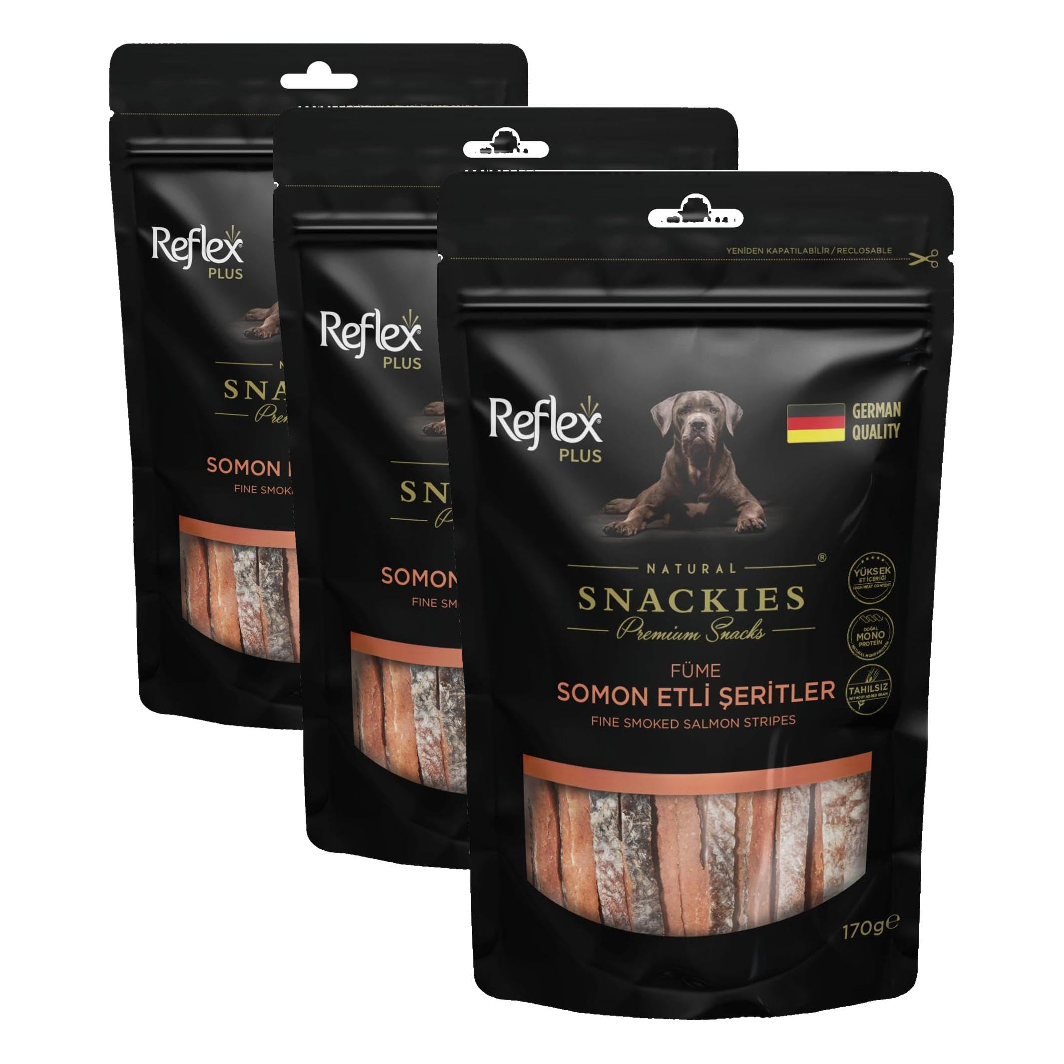 Köpek Ödülü, Füme Somon, 170 g (3 paketi)