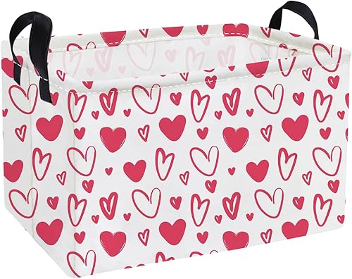 Miniatura 12 de Essme Cestas rectangulares de animales, cesta de almacenamiento rosa con asas para decoración de habitación de niñas, bonito contenedor de Animal