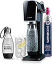 SodaStream - ART Sparkling Water Maker | STARTER KIT | CQC CO2 system | Includes 1x CO2 Cylinder, 1x32 & 1x16 Fl Oz Dishwasher Safe Bottles | Combine with Pepsi Flavors | Black