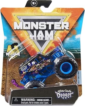 Monster Jam 2021 Spin Master 164 Diecast Monster Truck with Wheelie Bar Shear Madness Son-uva Digger