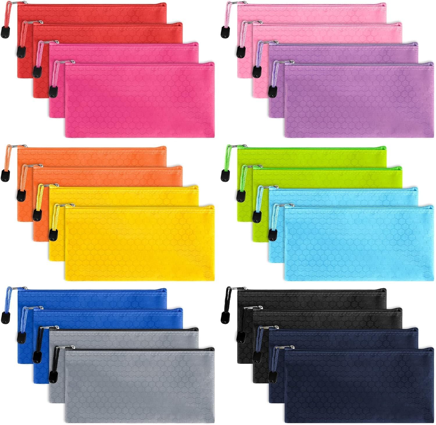 EOOUT 72pcs Pencil Pouch Bulk, Small Mesh Zipper Pouch