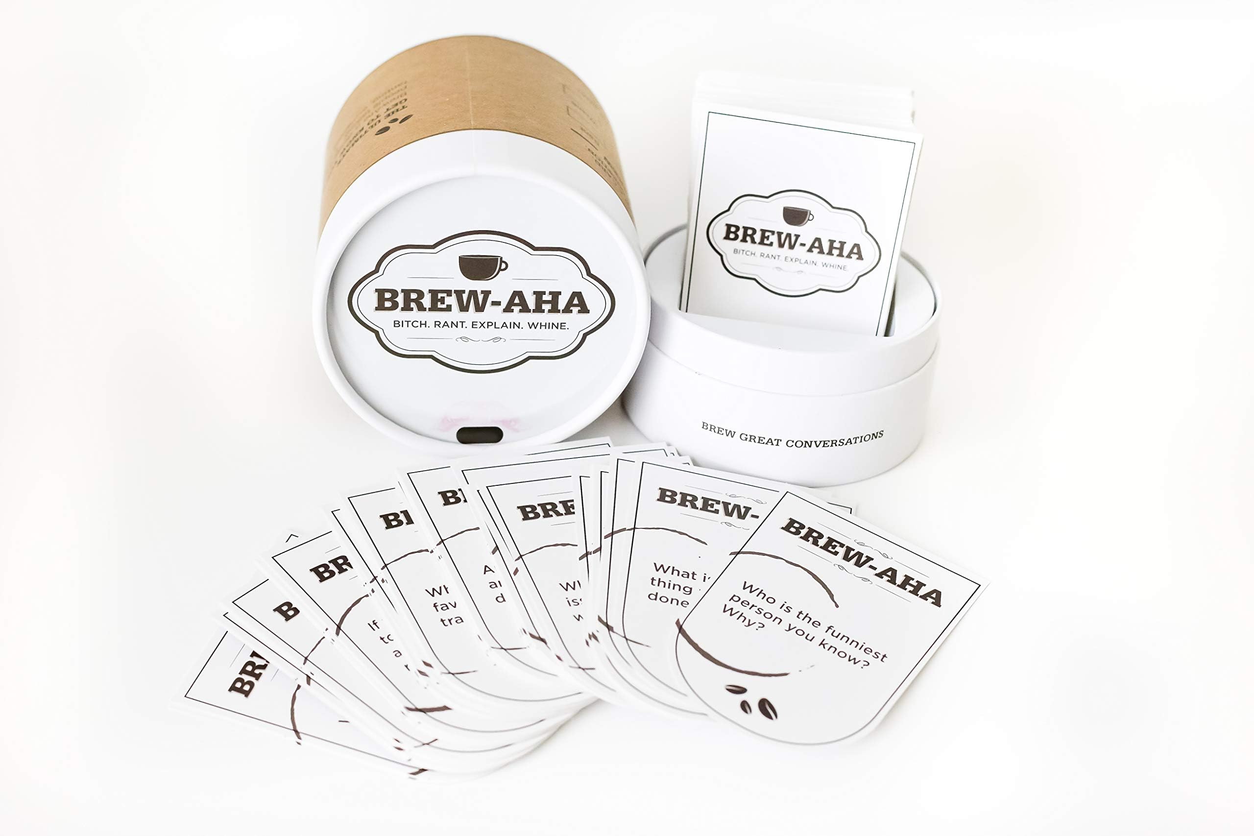 Brew-aHa! Game: Conversation Starter Card Game! Brew Great Conversations!