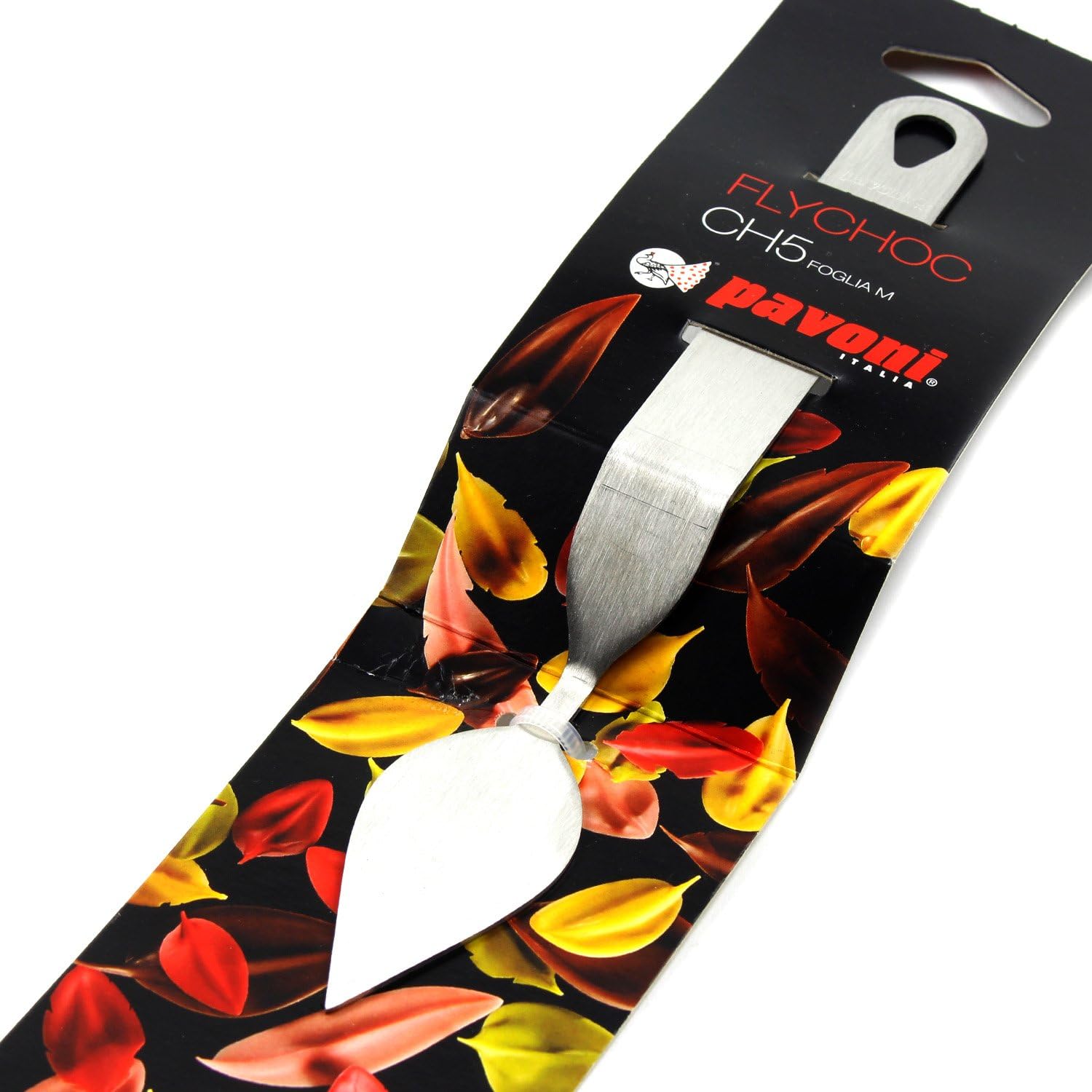 Pavoni CH5 Stainless Steel Tool (1 Each) for Creating Chocolate Leaf 30mm x 60mm