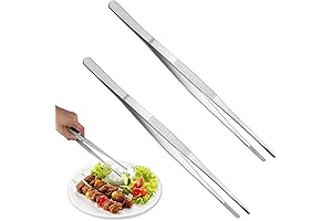 Exquisite 12-Inch Cooking Tweezers: Precision and Convenience at Your Fingertips