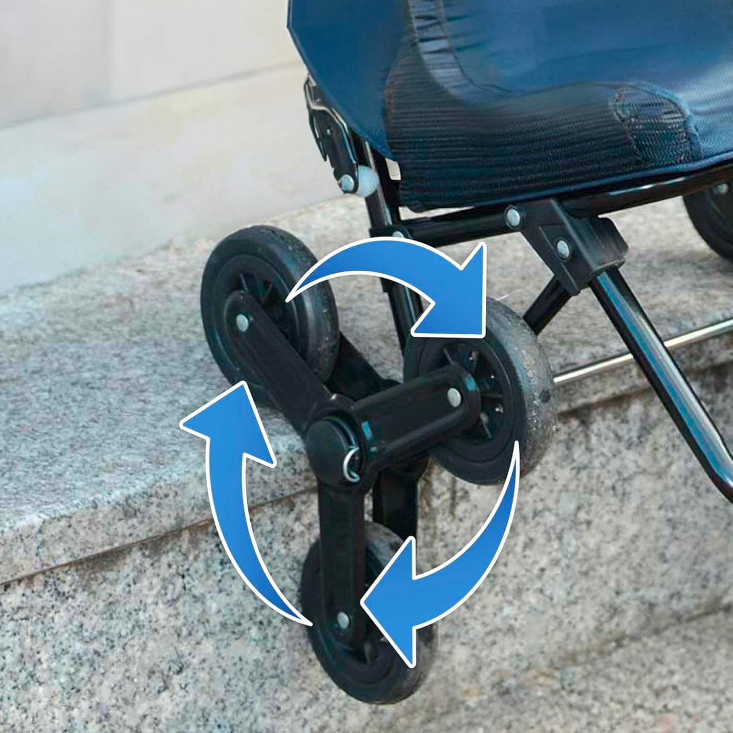 Carrello Della Spesa Con Sedile Carrello Della Spesa Pieghevole - Foto 13