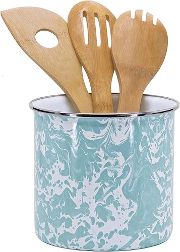 Miniatura 4 de Golden Rabbit Esmalte - Soporte para utensilios (remolino negro)