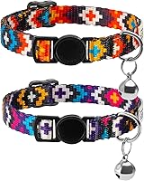 Vista 13 de CollarDirect Cat Collar Breakaway with Removable Bell Set of 2 PCS Varios