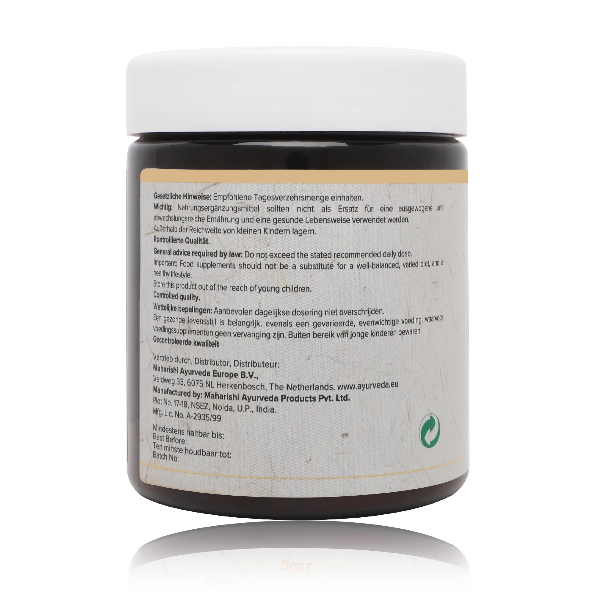 Maharishi Ayurveda Triphala Plus Nahrungsergänzungsmittel aus Indien | Kräutertafeln | Ayurveda -Pflanzenvorbereitung 250 Tabletten Pack von 1