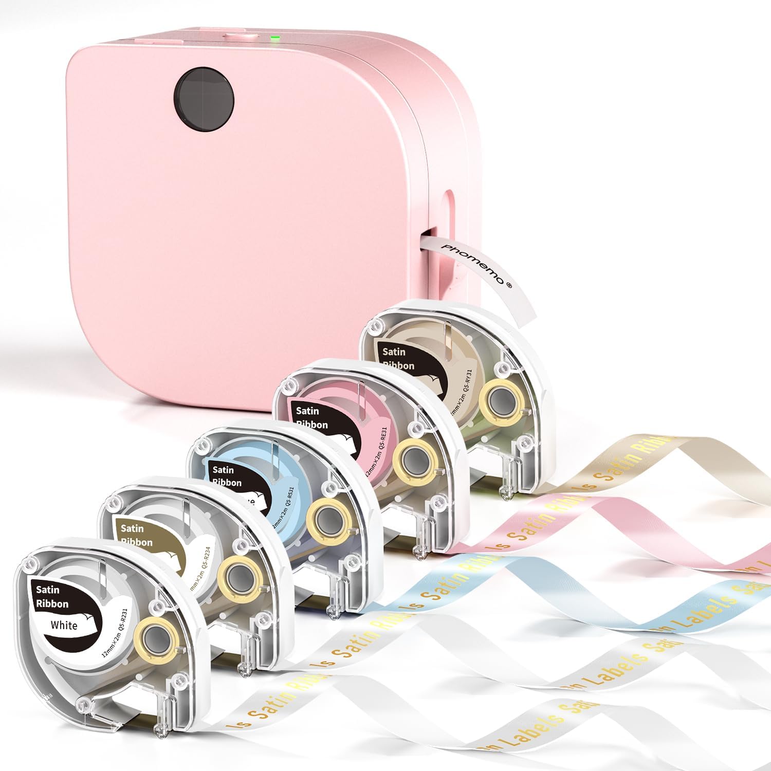 Phomemo Label Maker Label Maker Machine with P12 Satin