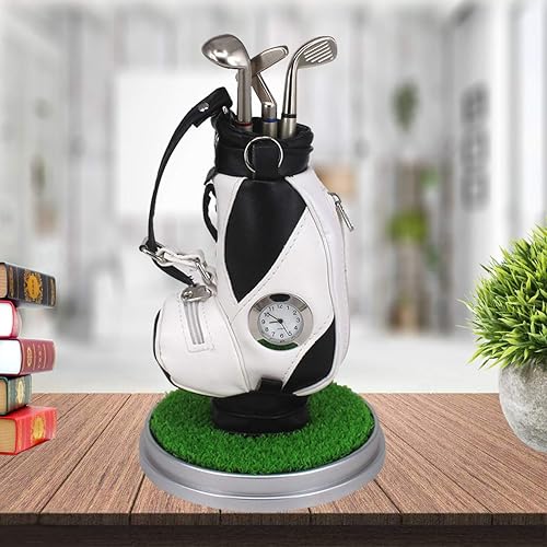 Miniatura 8 de HKOO Soporte para bolígrafos de golf de regalo de golf bolsa de golf con 3 piezas de aluminio soporte para lápices de golf para hombres