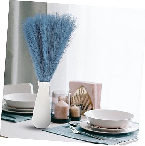 Miniatura 9 de Artibetter 20 piezas de adornos artificiales secos para el hogar, ramas de pampa, flores artificiales, arreglos florales falsos, papel para el hogar