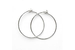 Live In Hoops: Delicate sterling silver hoops hug your ears for everyday elegance