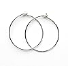 Small Sterling Silver Hoop Earrings. 12mm 24 Gauge Half Inch Solid 925 Sterling Silver Little Sleeper Huggie Minimalist Handmade Hoops