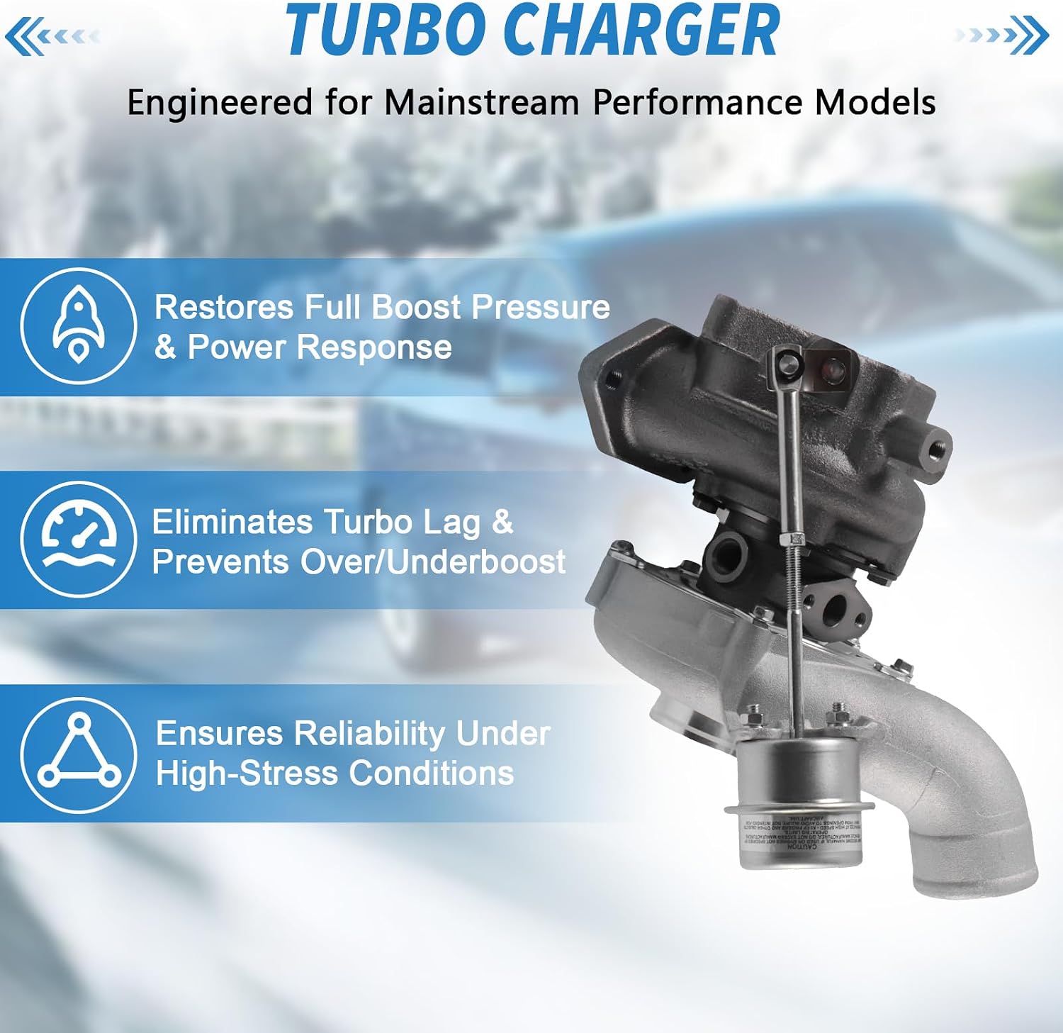 GT1752S Turbocharger for KIA Sorento 2.5 CRDI D4CB 140HP with Wastegate Actuator Direct Fit Replacement 733952-0004 28200-4A101 Durable Alloy Turbo Compatible 733952-0001 28200-4A102 733952-5004S