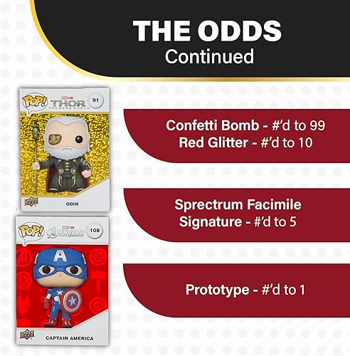 Vista 4 de UCC Distributing Funko Pop Marvel - Caja de tarjetas coleccionables (24 paquetes por caja/sellada de fábrica)