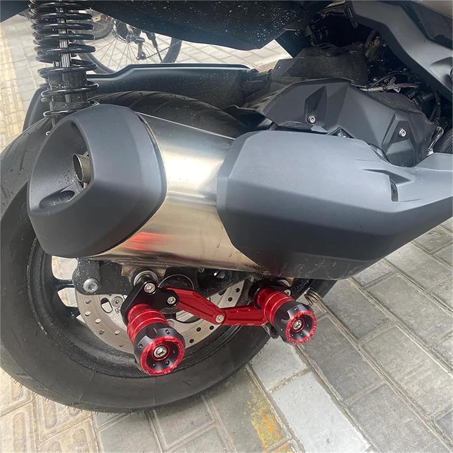 落下防止スライダー 改造排気管 落下防止スティック リバース保護ボール に適合する生きている 368g 368E 368m 368D