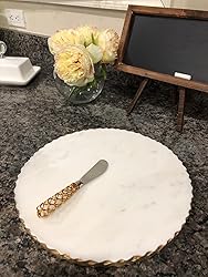 John Lewis Long White Marble Serving Board - View #3