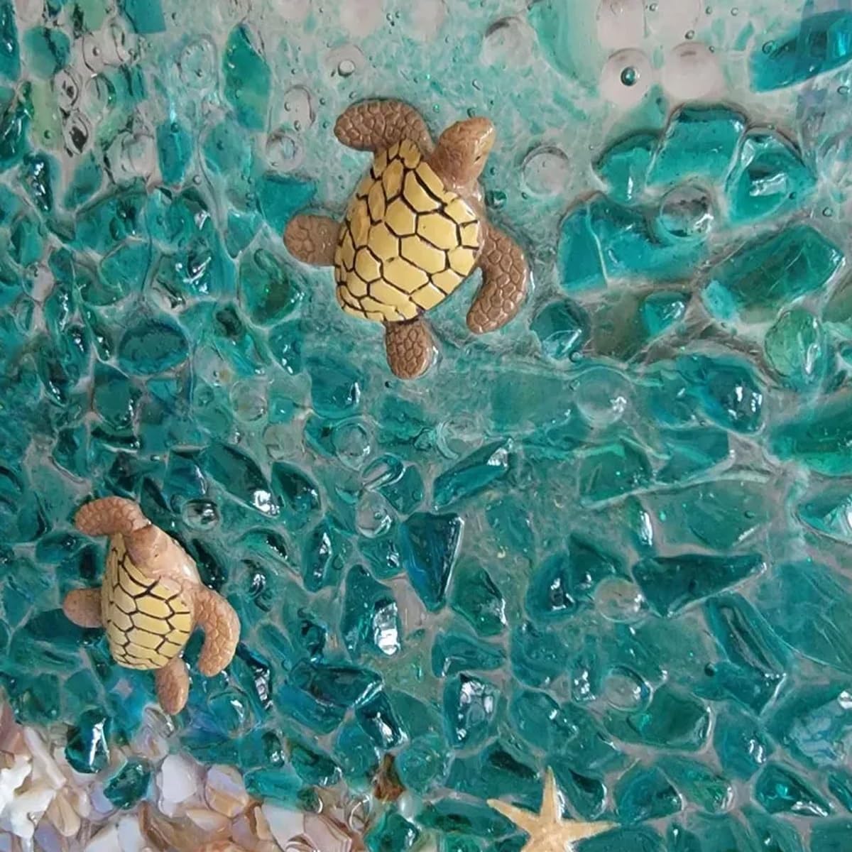 ART EN VERRE de Mer, Oiseaux en Verre de Mer, Cadeau D'Anniversaire