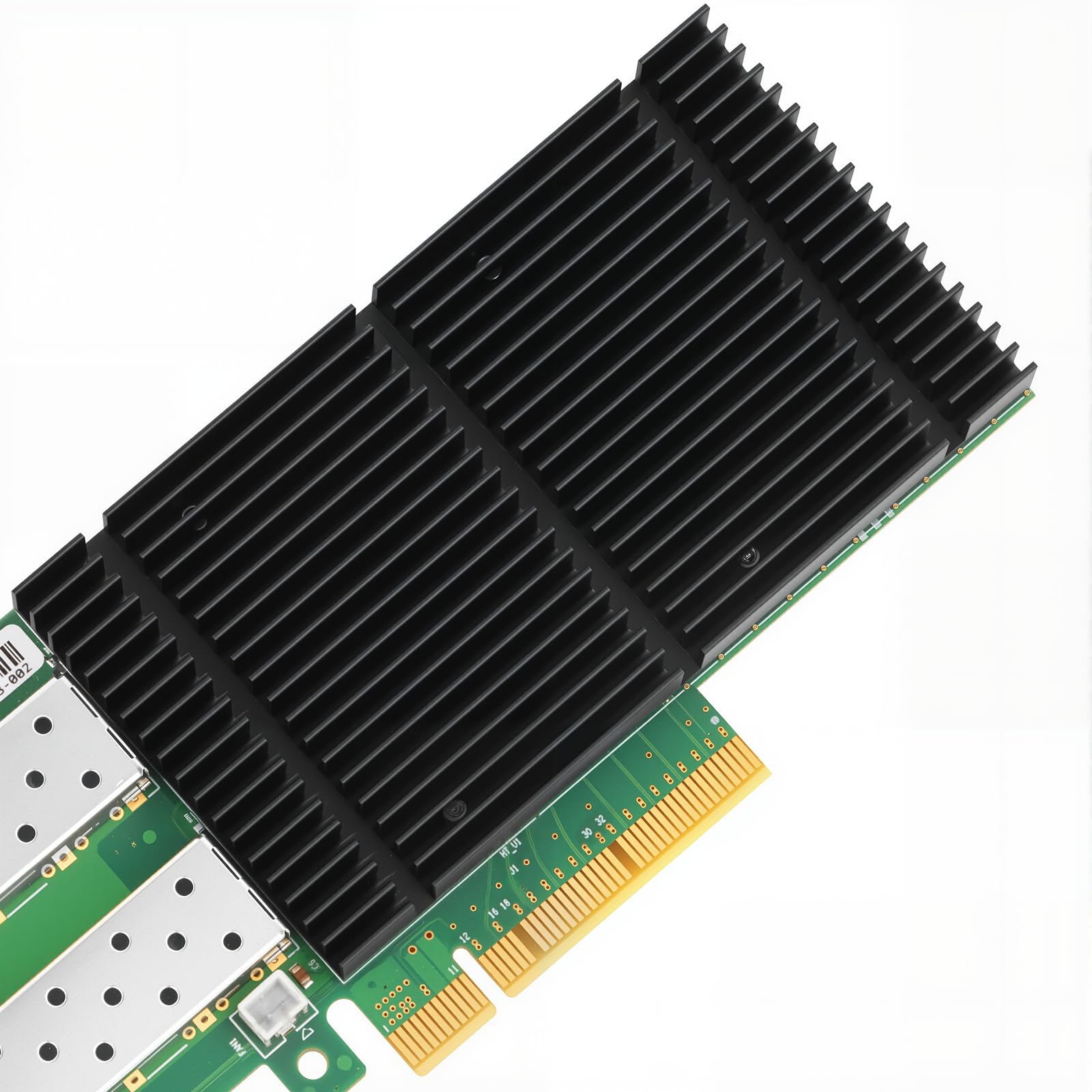 25 GbE Dual Port SFP28 karta sieciowa, do MCX4121A-ACAT, z chipsetem ConnectX-4 LX, ulepszony duży zbiornik grzewczy dla doskonałego chłodzenia, PCIe 3.0 x8, RDMA RoCE, SR-IOV