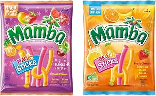 Chewy Fruit Candy — Sticks Combo 2-Pack (Beach Limited Edition + Magic Sticks), 2 × 6.3 oz (12.6 oz Total)