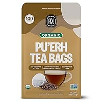 Vista 19 de FGO Té de rooibos orgánico, bolsitas de té ecológicas, 100 unidades, el embalaje puede variar (paquete de 1)