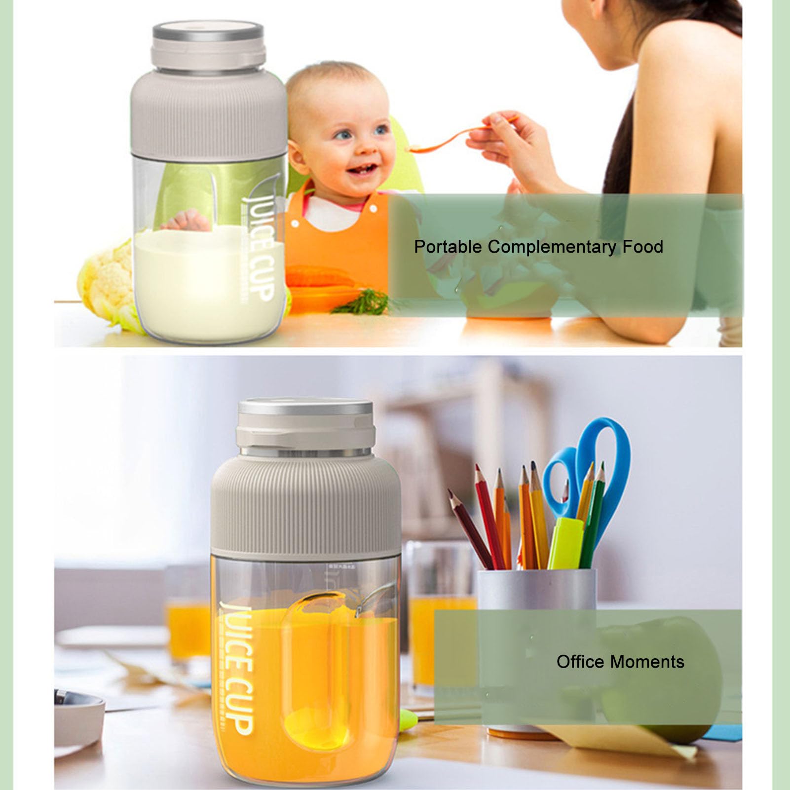 Multi Functional Electric Juicer Cup Blender Machine Nutrient Rich Juices for Whole Family 1.2L Stylish Design PP PC (White)