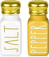 Vista 10 de Juego de salero y pimentero de Brighter Barns - Linda decoración moderna de cocina estilo granja para el hogar, restaurantes, bodas - Magníficos