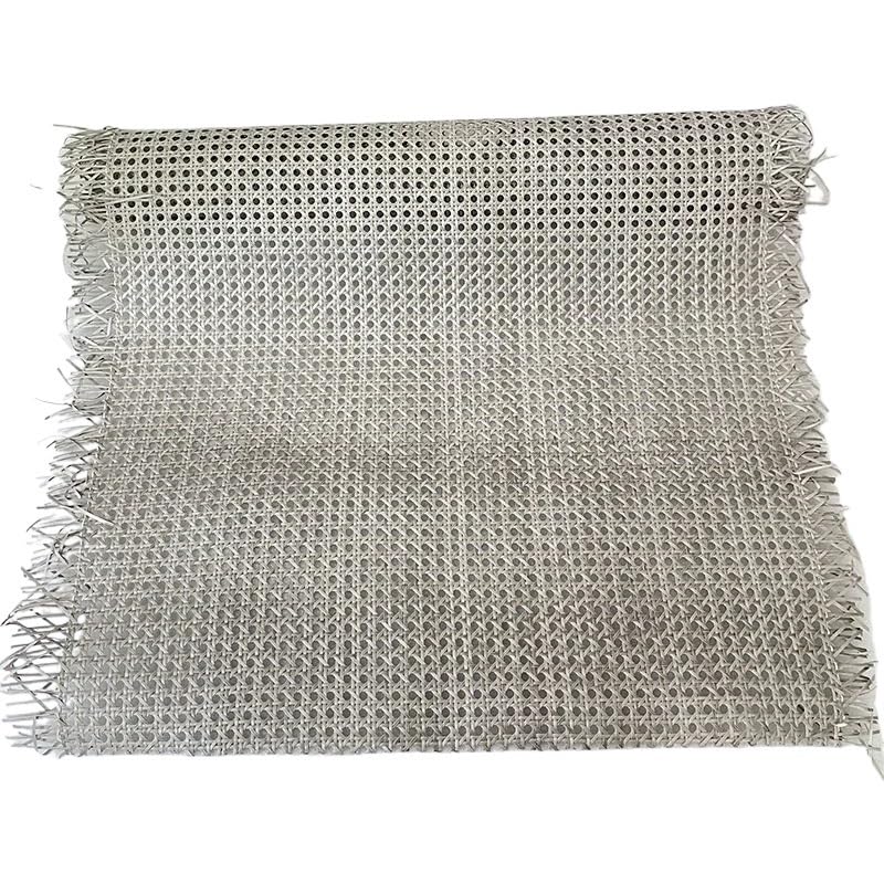 GBZIJIE Cane Webbing,Rattan 45cm Plastic Rattan Cane Webbing Roll Wicker Sheet Outdoor Chair Table Furniture Repair Material(Grey white color,45x50cm)