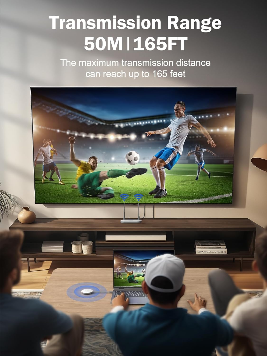 Transmission Range of Lemorele Wireless HDMI System