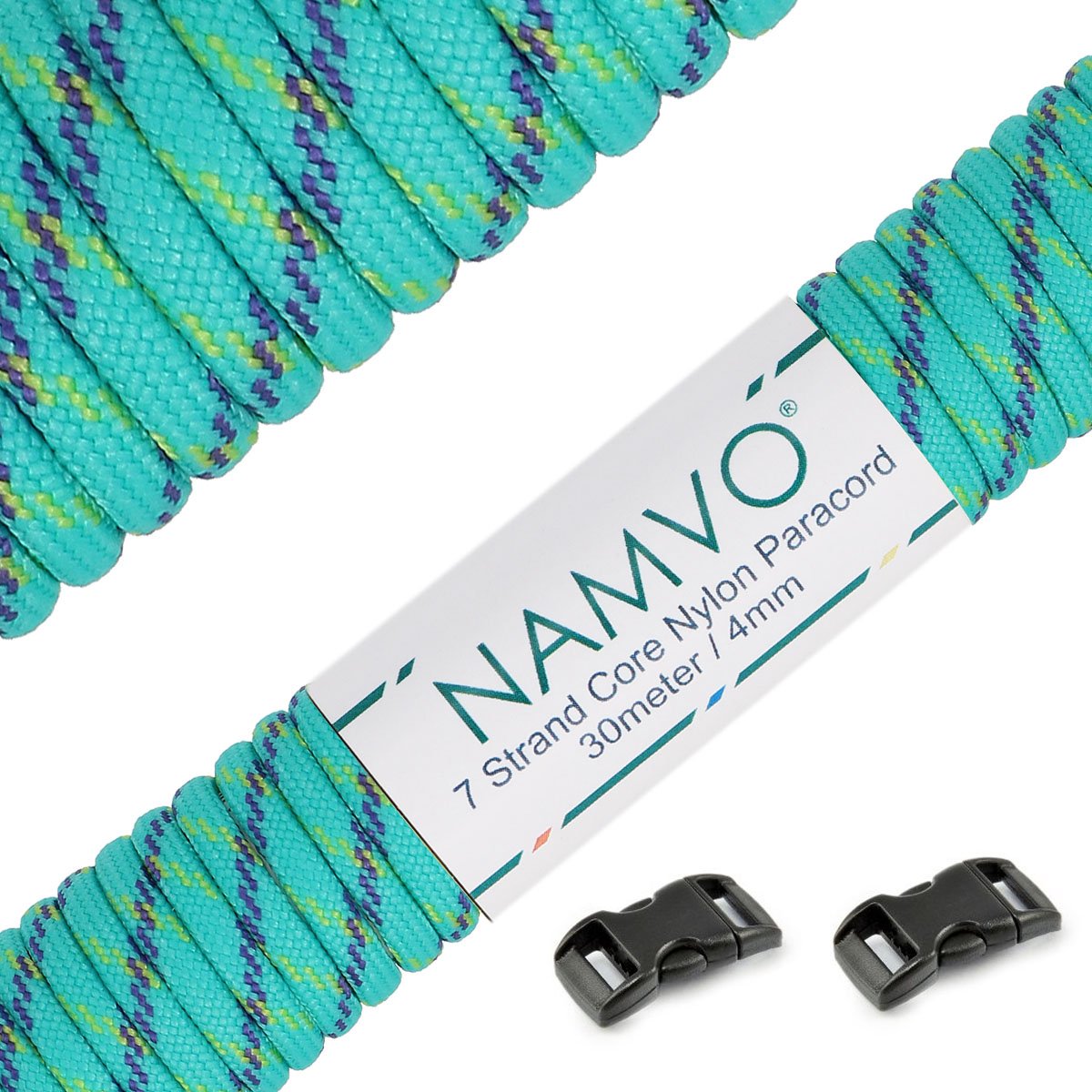 Namvo 550 Paracord Mil Spec Type III 7 Strand Parachute Cord Total Length 100ft/30 Meters Spots/Stripes/Camouflage — view 32