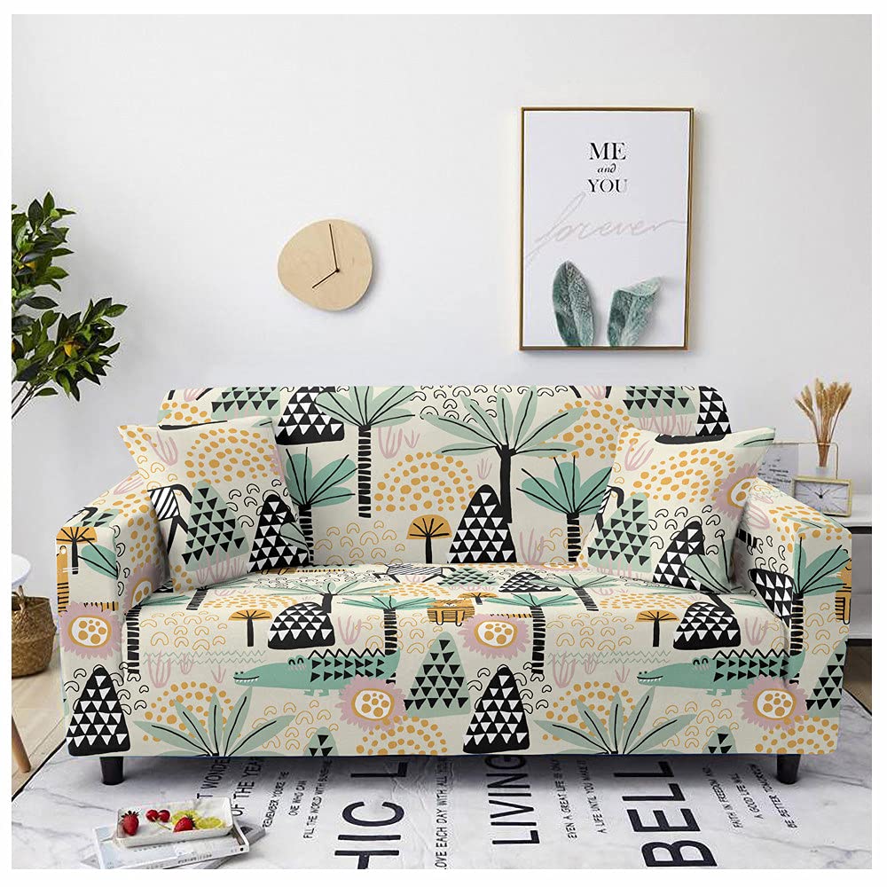 Housse de canapé extensible élastique 2 3 places universelle
