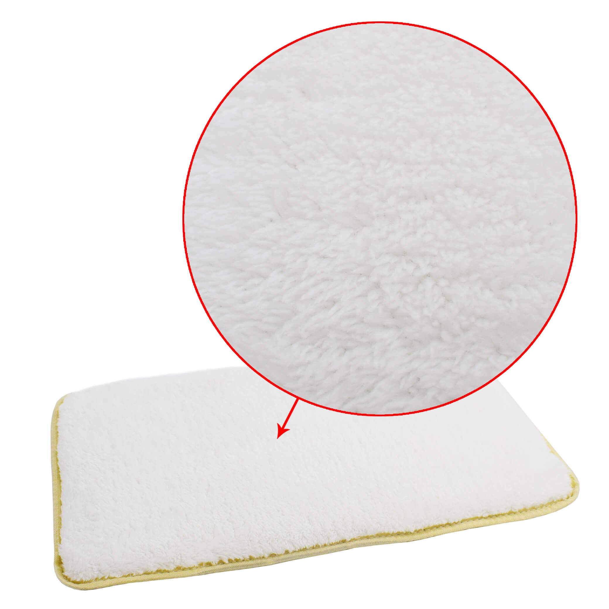 Paquete de 2 almohadillas para casetas de mascotas, almohadillas de repuesto suaves para transportadores de viaje de mascotas y camas para mascotas, forros altamente absorbentes para dormir y viajar,