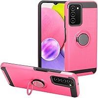 Vista 7 de Para Samsung Galaxy A03S, A03 SE 5G (SM-A037) - Funda de goma para teléfono - AH2 Rojo