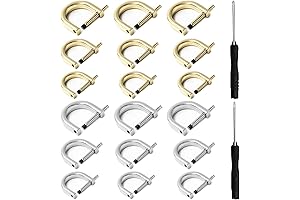 Premium 18-Piece D-Ring Screw-In Shackle