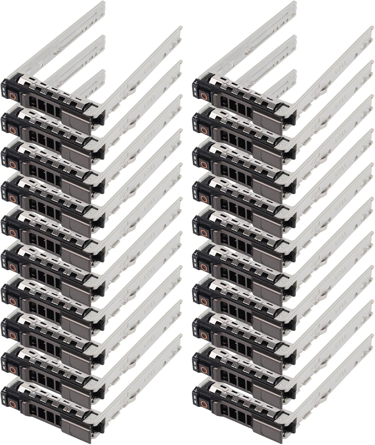 20 Pack Hard Drive Bracket 2.5" SSD Caddy 8FKXC Hard Drive Tray Caddy SAS SATA Caddy Compatible for Dell PowerEdge R720 R630 R730 R830 R930 T430 T440 T640 R720XD