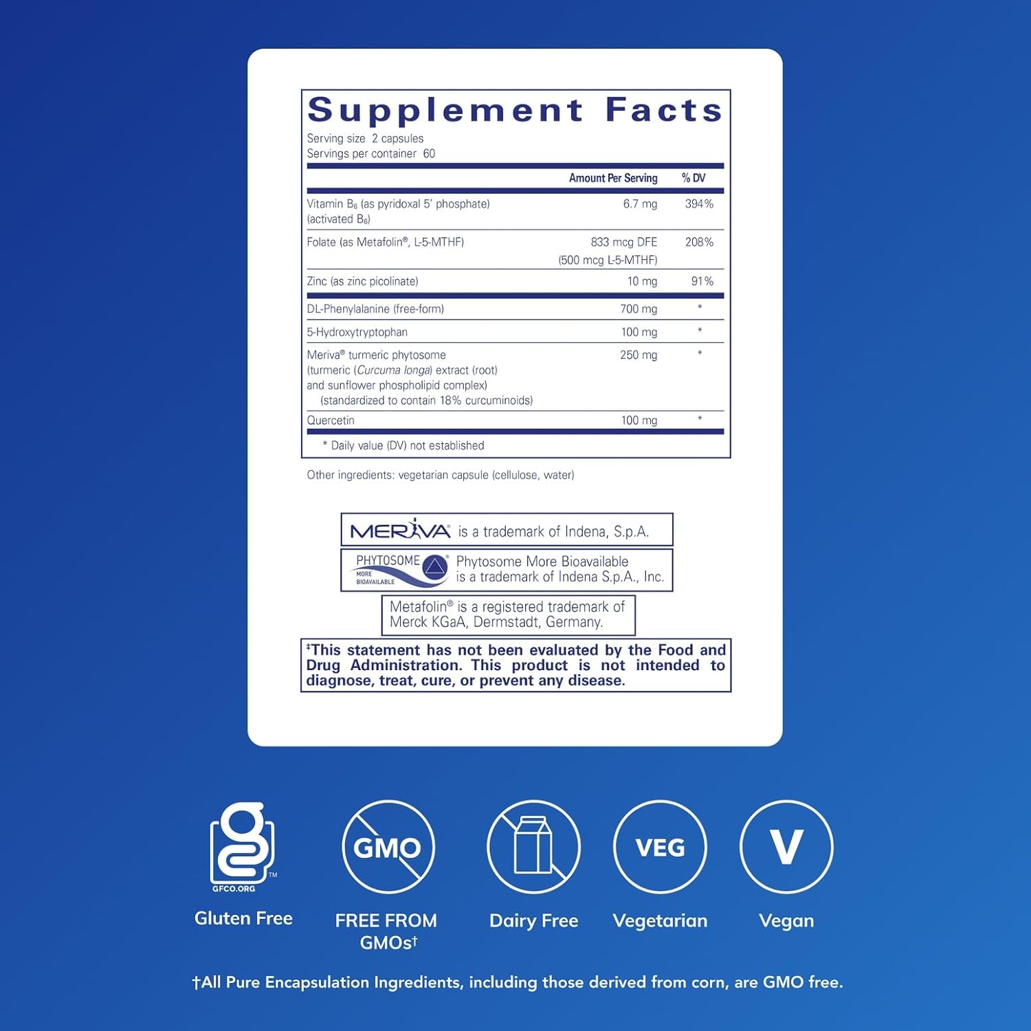 Pure Encapsulations NeuroPure | Hypoallergenic Supplement with Enhanced Support for Calmness and Stress Relief | 120 Capsules - Image 2