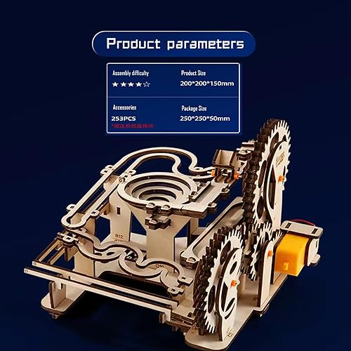 Miniatura 2 de Rompecabezas 3D para adultos, kits de modelo para adultos para construir, kit de construcción de modelo mecánico accionado eléctricamente, ciudad de