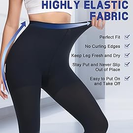 Beister Medical Compression Pantyhose for Women Men, Opaque Closed Toe 20-30mmHg Graduated Support Tights, Waist High Compression Leggings for Varicose Veins, Edema, Flight, DVT