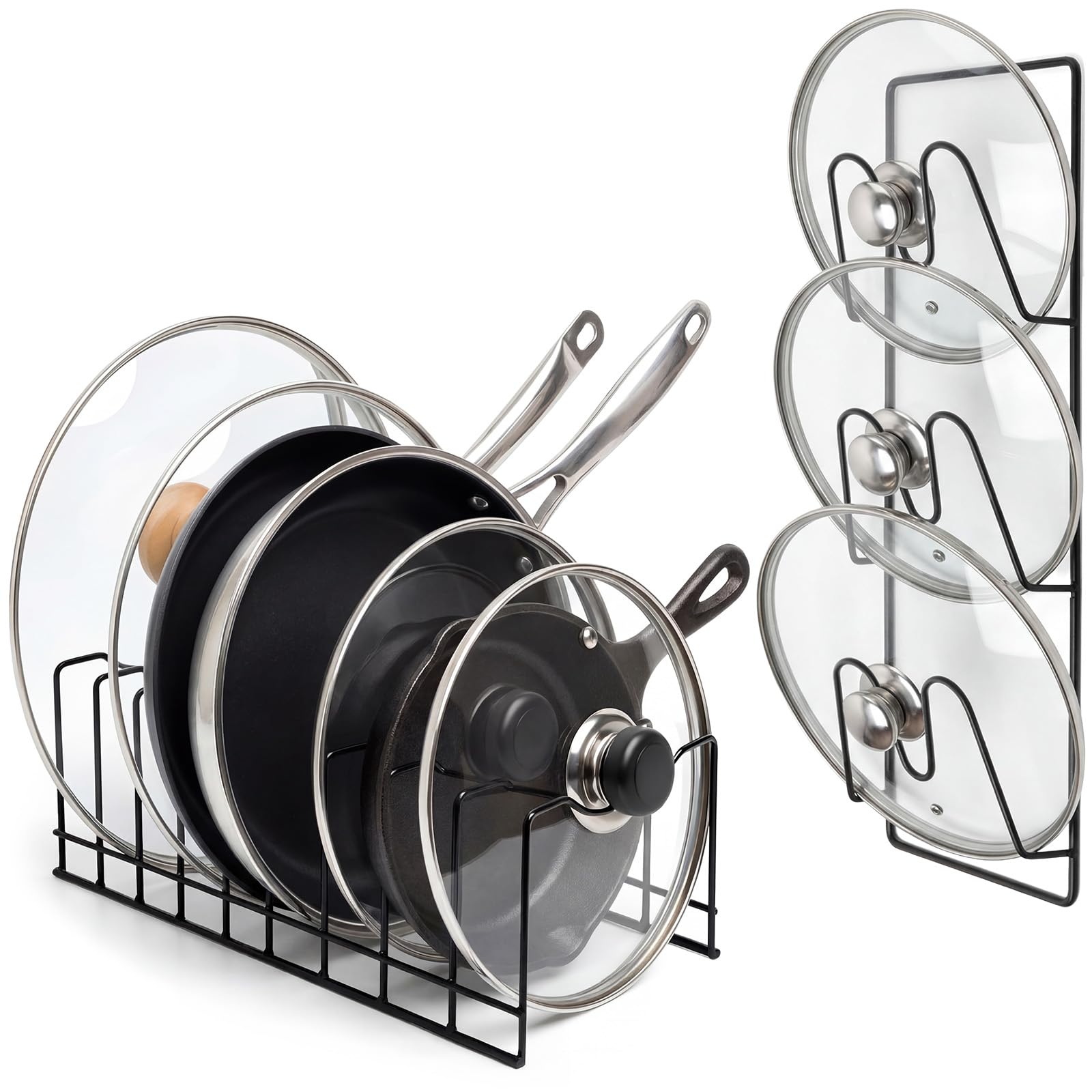 Support de couvercle de casserole de cuisine et plat de cuisson