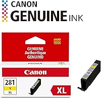 Vista 3 de Canon CLI-281 XL Tanque de tinta amarillo genuino, compatible con impresoras de la serie TR8520, TS9120, TS8120, TS6120, TS9521C/a, TS9520/a