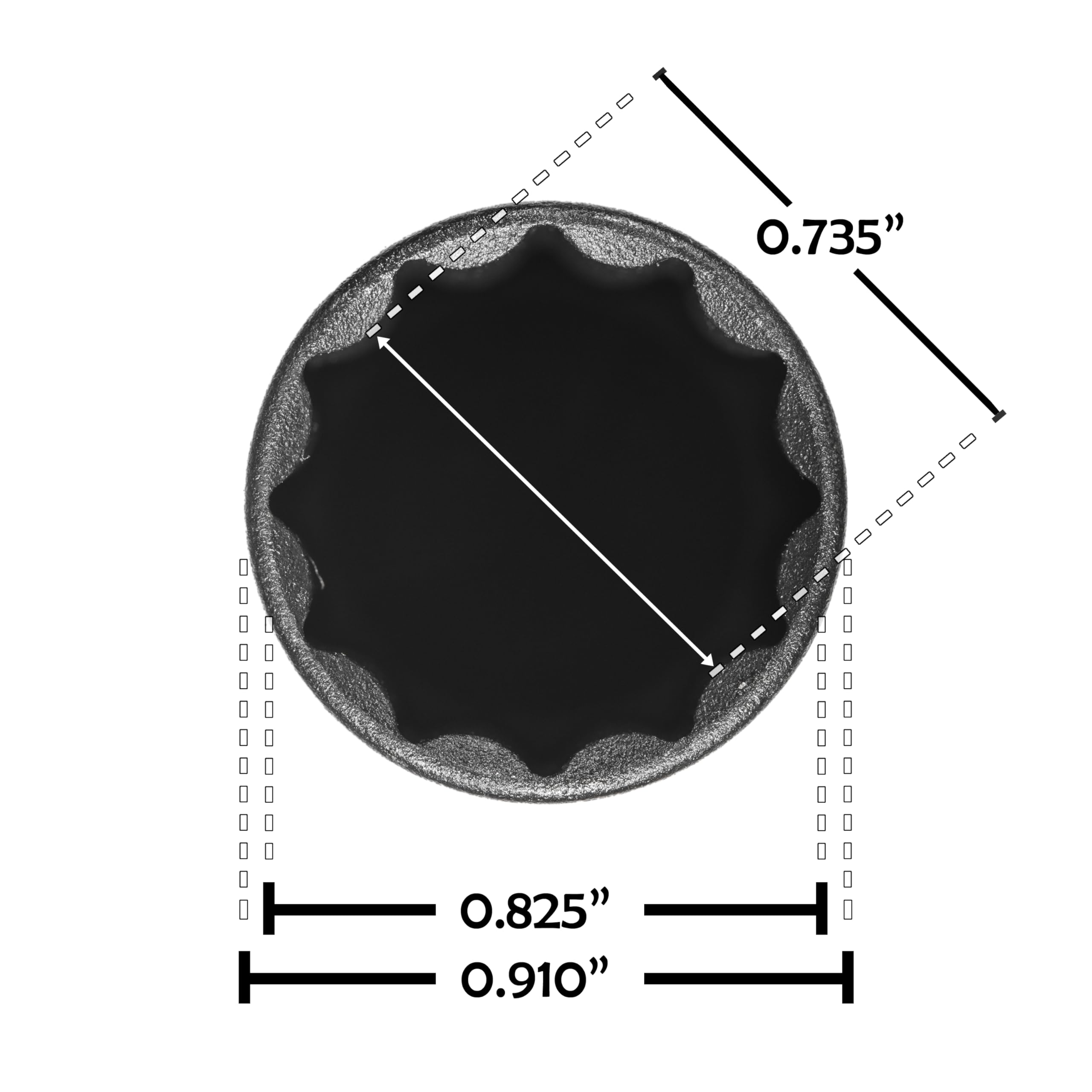 Amazon.com: STEELMAN PRO 78551 12-Spline 13/16-Inch Locking