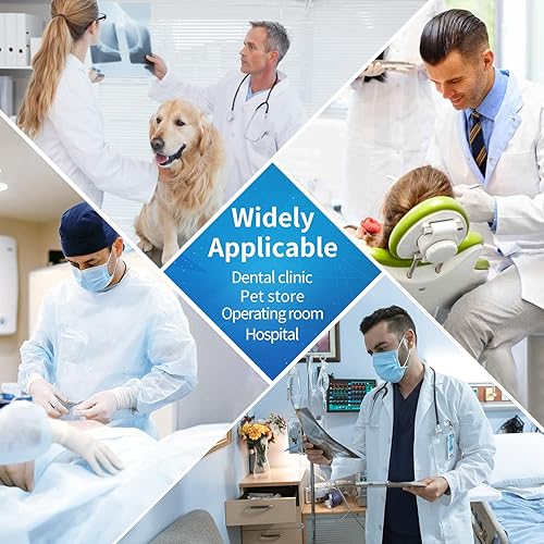 Miniatura 7 de VIAOLI Conjunto de uniforme médico atlético para hombre, cuello en V y pantalones de yoga con 8 bolsillos, uniforme de trabajo de enfermería médica