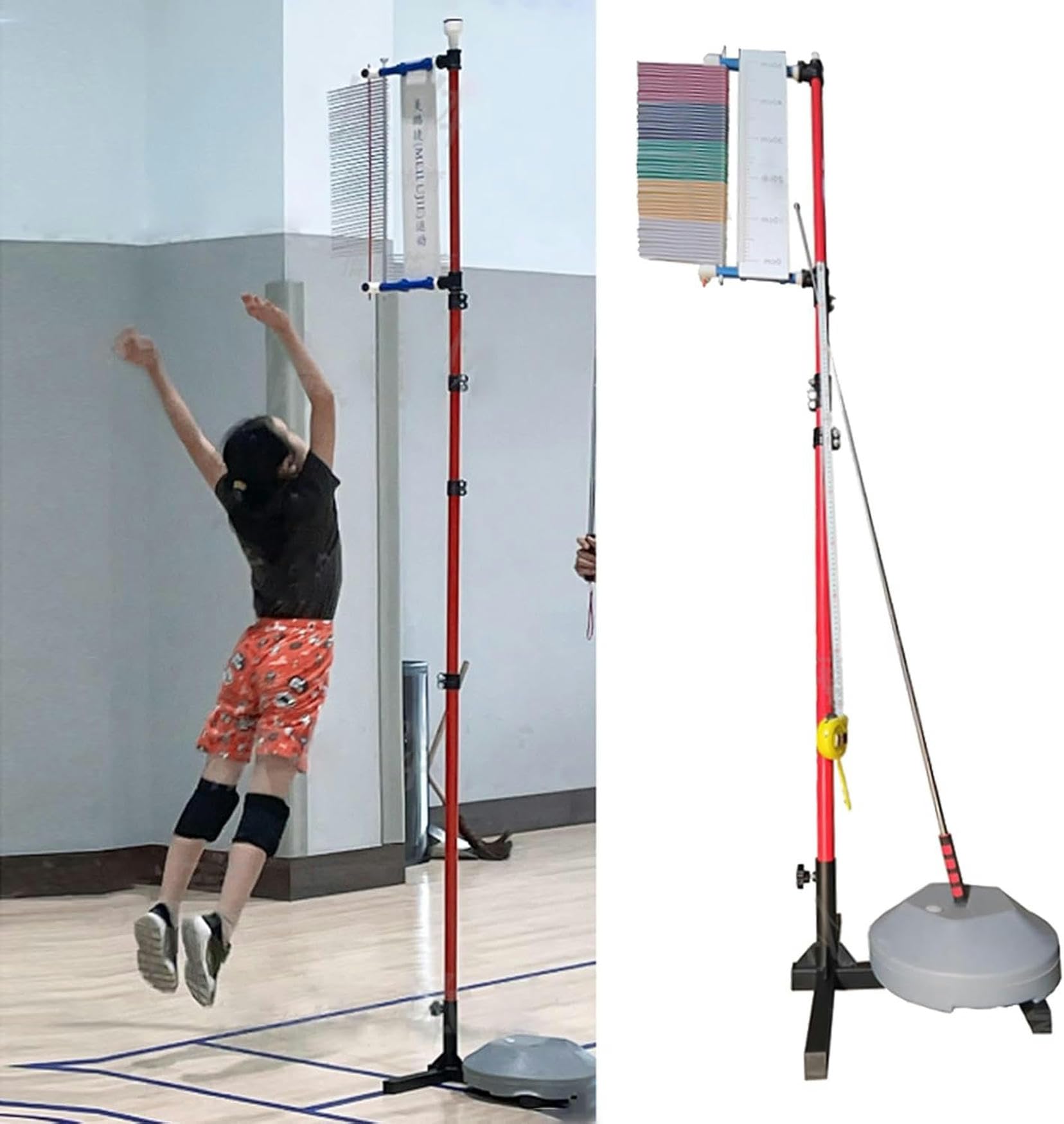 Equipo de entrenamiento de salto de baloncesto para mejorar el rebote en la cancha comunitaria