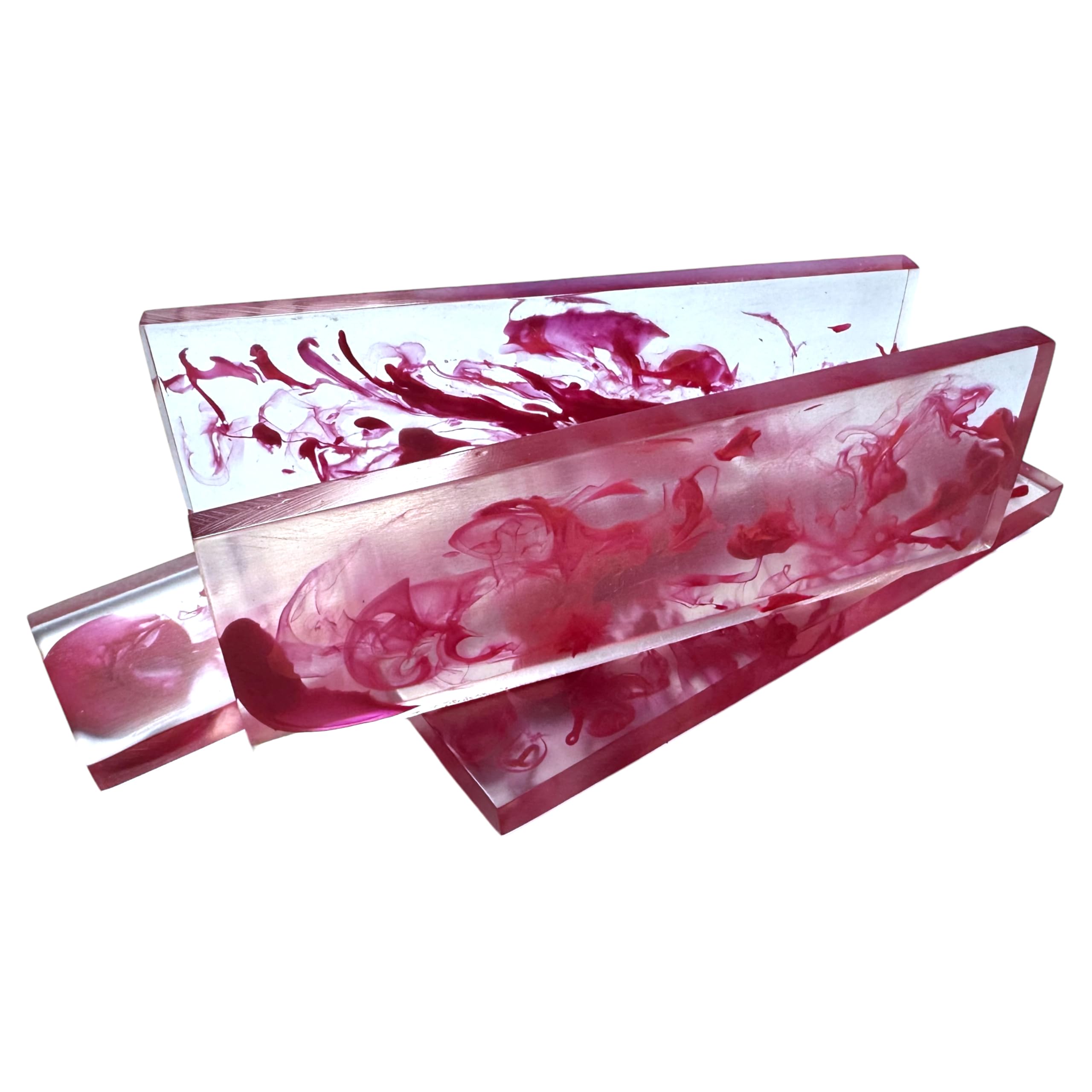 Transparent Knife Handle Blanks Arylic Set 5