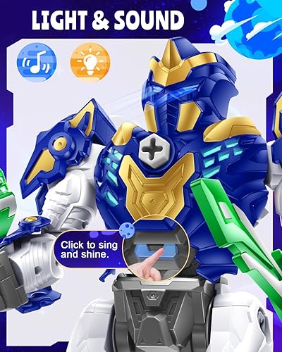 Miniatura 3 de HUUKE Juguetes educativos STEM, juguetes de construcción para niños de 3 a 10 años de edad, juguetes desmontables con luces y sonidos, juguetes